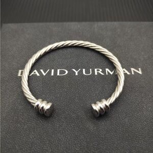 David Yurman Women's Silver Twisted Bracelet